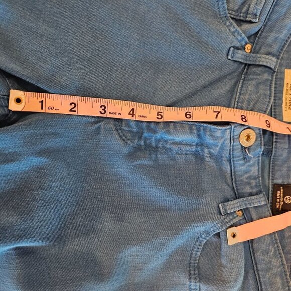 Adriano Goldschmied Size 28R The Prima Mid-Rise Cigarette Blue Mariner Jean - Picture 11 of 13
